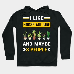 3 People Houseplant Houseplants Indoor Plant Plants Hoodie